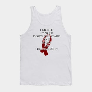 Cancer Bully (Burgundy Ribbon) Tank Top